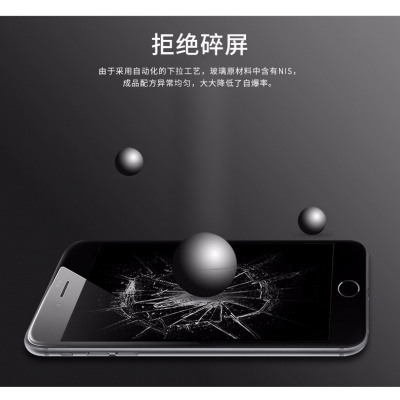 محافظ صفحه Full Screen Glass برند Rock برای iphone 7 