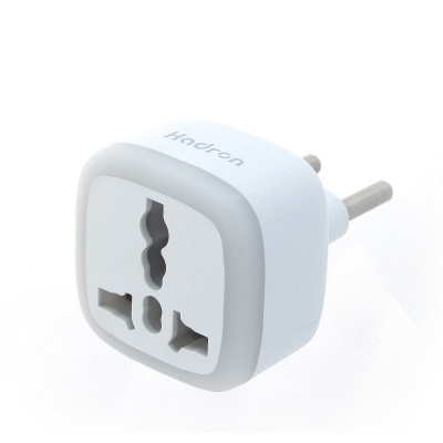 مبدل دو شاخه برق Hadron HTH A10 Suger Adaptor