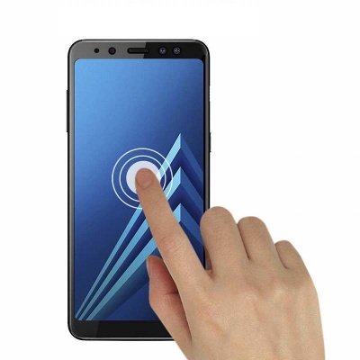 محافظ صفحه Samsung Galaxy A8 2018 Color 5D Glass