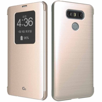 فلیپ کاور اورجینال الجی VOIA LG G6 Window Quick Cover Case