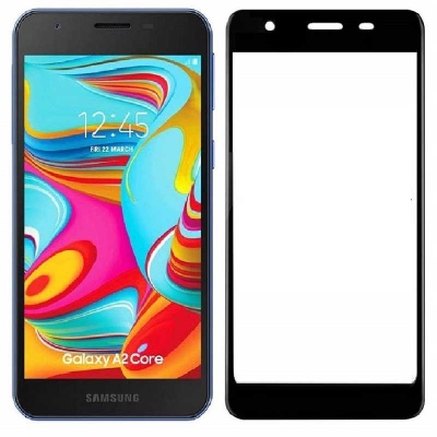 محافظ صفحه  Samsung Galaxy A2 Core Color 9D Glass