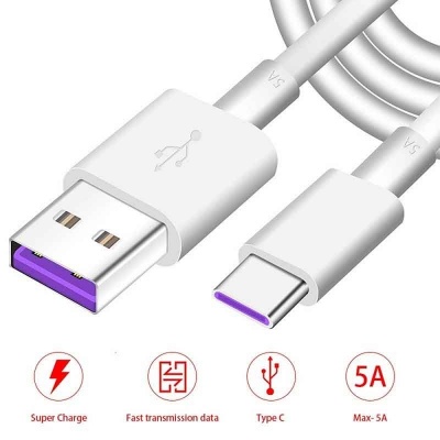 کابل اصلی سوپر فست هوآوی Huawei Super Fast 5A Type-C Cable