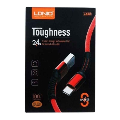 کابل الدینیو LDNIO LS63 Toughness USB Cable 2.4A Fast Charging