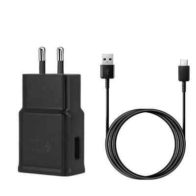 شارژر و کابل اصلی سامسونگ Samsung  EP-TA200 Type C Charger & Cable