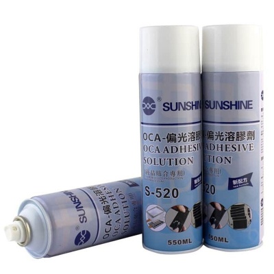 اسپری حلال و پاک کننده چسب ال سی دی سانشاین مدل SUNSHINE S-520