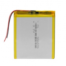 باتری لیتیوم پلیمر با ظرفیت 2500mAh سایز 306070