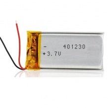 باتری لیتیوم پلیمر 3.7 ولت با ظرفیت 350mAh سایز 401230