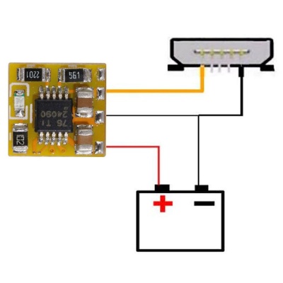 مدار شارژ و پاور ECC Easy Chip Charge