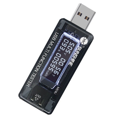 تستر خروجی ولتاژ و آمپر شارژر گوشی USB سانشاین مدل SUNSHINE SS-302A