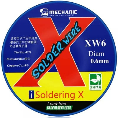 سیم لحیم بدون سرب مکانیک مدل MECHANIC XW6