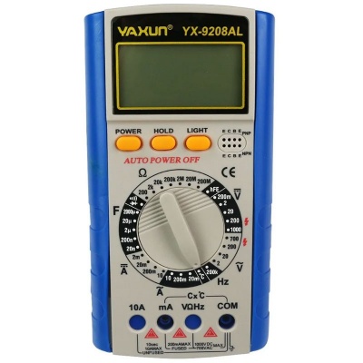 مولتی متر دیجیتال یاکسون مدل YAXUN YX-9208AL