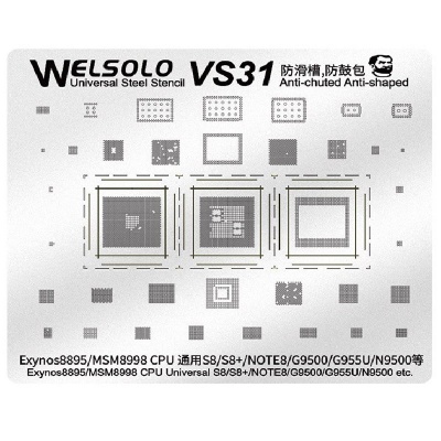 شابلون مکانیک سی پی یو سامسونگ Mechanic VS31 ExynoS / Qualcomm CPU