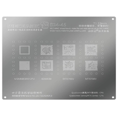 شابلون مکانیک سی پی یو  MECHANIC S24-45 Qualcomm / MTK CPU