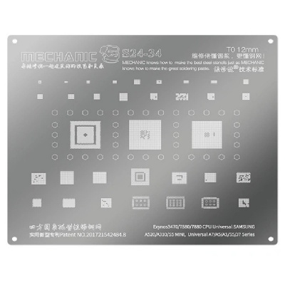 شابلون مکانیک سی پی یو Mechanic S24-34 Exynos CPU