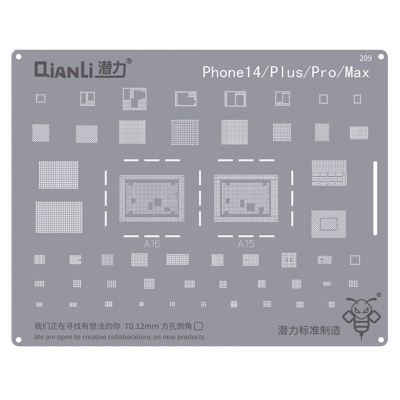 شابلون کیانلی آیفون QiANLi QS209 iPhone 14 / 14 Plus / 14 Pro / 14 Pro Max
