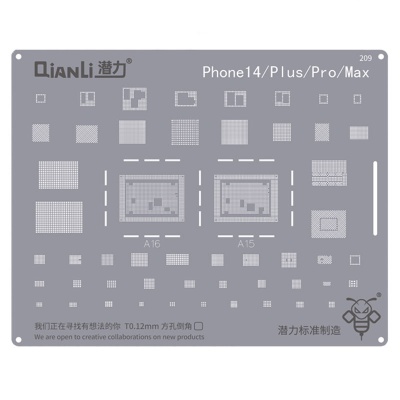 شابلون کیانلی آیفون QiANLi QS209 iPhone 14 / 14 Plus / 14 Pro / 14 Pro Max
