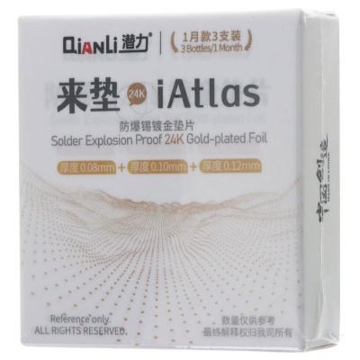 واشر فویلی طبقات آیفون کیانلی با روکش طلای 24 عیار مدل QiANLi iAtlas 24K