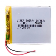 باتری لیتیوم پلیمر با ظرفیت 2500mAh سایز 505060