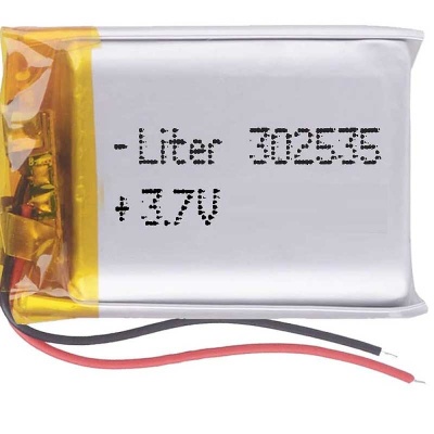 باتری لیتیوم پلیمر با ظرفیت 180mAh سایز 302535