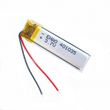 باتری لیتیوم پلیمر با ظرفیت 150mAh سایز 401035