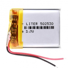 باتری لیتیوم پلیمر با ظرفیت 300mAh سایز 502530