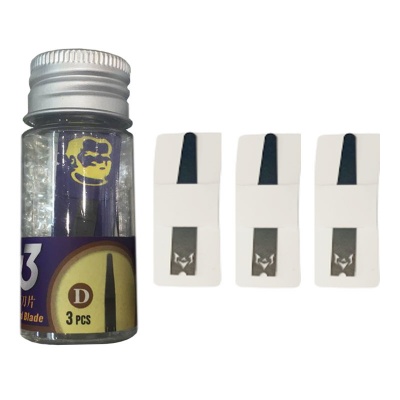 ست تیغ تعویض آی سی 3 عددی مکانیک MECHANIC D Hand Polished Blade