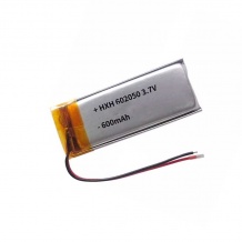 باتری لیتیوم پلیمر با ظرفیت 600mAh سایز 602050