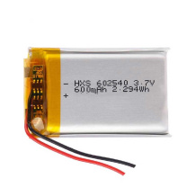 باتری لیتیوم پلیمر با ظرفیت 600mAh سایز 602540