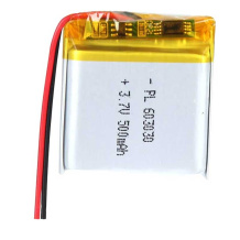 باتری لیتیوم پلیمر با ظرفیت 500mAh سایز 603030