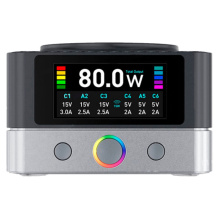 شارژر رومیزی 6 پورت و آمپرسنج فست ریلایف مدل RELIFE Q7