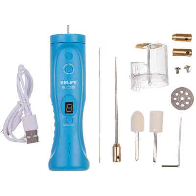 دستگاه پاک کننده چسب و مینی فرز شارژی ریلایف مدل RELIFE RL-056D