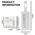 تیغ تعویض گلس و ال سی دی 10 عددی لووی مدل LUOWEI LW-326