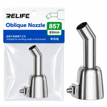 نازل هیتر سر کج پیچ دار ریلایف مدل RELIFE 857 8MM