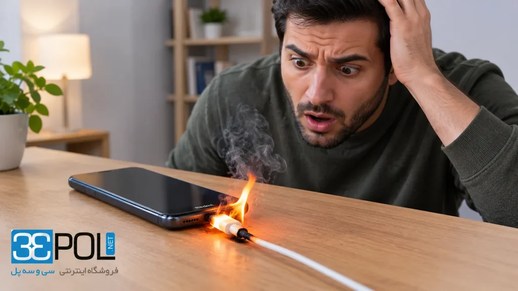 علت داغ شدن سوکت شارژ گوشی هنگام اتصال کابل + روش حل 9 داغ شدن سوکت شارژ گوشی هنگام اتصال کابل