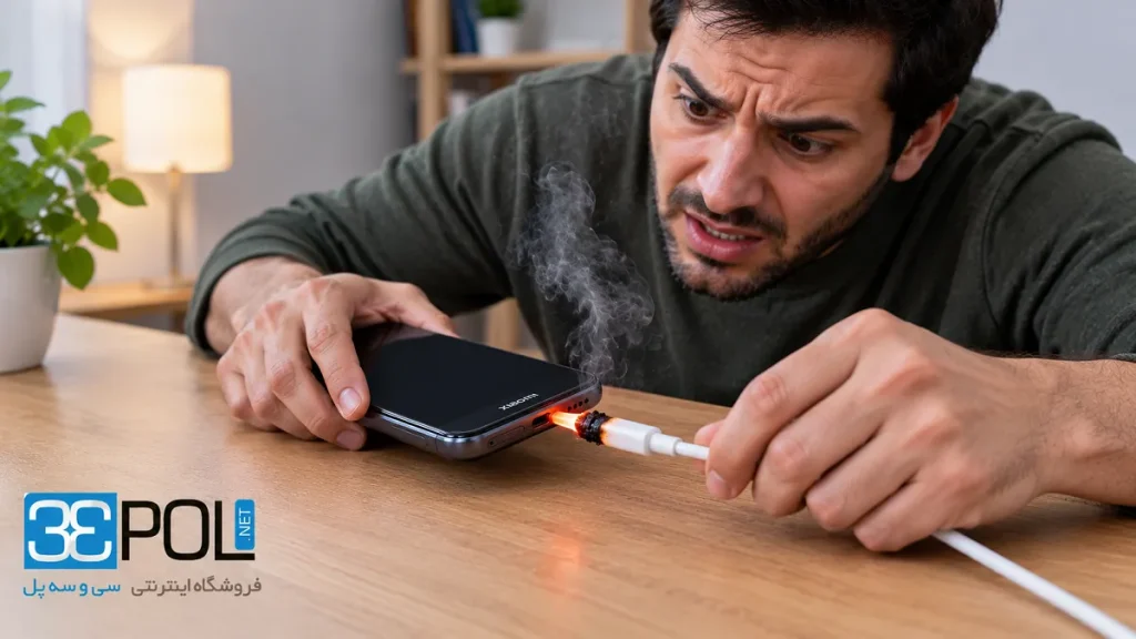 علت داغ شدن سوکت شارژ گوشی هنگام اتصال کابل + روش حل 10 داغ شدن سوکت شارژ گوشی هنگام اتصال کابل